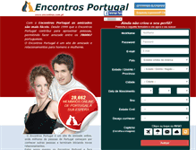 Tablet Screenshot of encontros.com.pt
